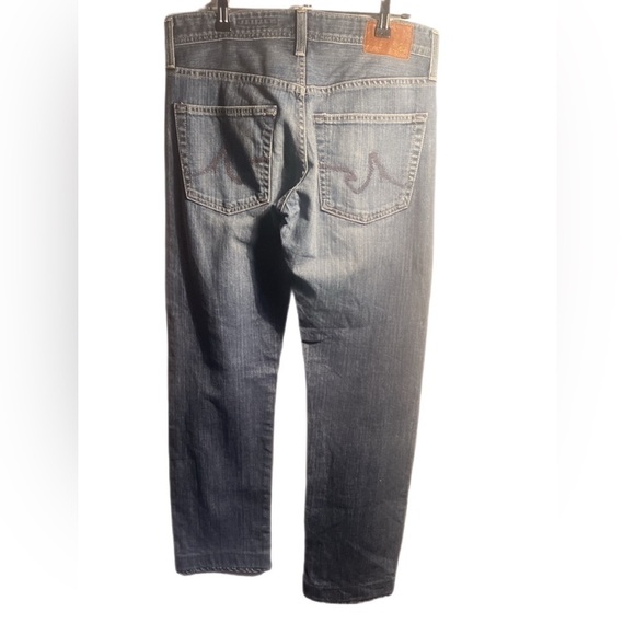 AG Geffen Slouchy Slim-Leg Faded Medium Wash 5 Pocket Trendy Casual Jeans 29 - Picture 3 of 5